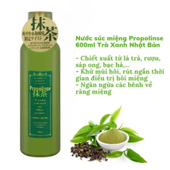 Propolinse Nước Súc Miệng Greentea Trà Xanh Chống Vàng Răng 600ml