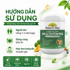 Nature’s Way Viên Uống Vitamin Tổng Hợp Complete Daily Multivitamin - Chính Ngạch Úc