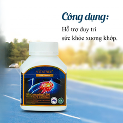 Vitatree Viên Uống Hỗ Trợ Xương Khớp Công Thức Mới Glucosamine Sụn Cá Mập 1500mg 100 Viên
