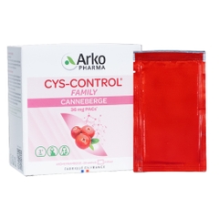 Arkopharma Bột Uống Cys-control Canneberge Hỗ Trợ Ngừa Viêm Đường Tiết Niệu Cho Cả Gia Đình 20 Gói