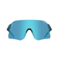 Tifosi Rail Kính Mát Thể Thao Dành Cho Chạy Bộ, Pickleball Gọng Màu Xanh Crystal Blue Bộ 3 Tròng Xanh Clarion Blue, Đỏ AC Red Và Clear Trong Suốt