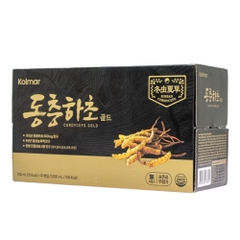 Combo Hộp 10 Chai Kolmar Nước Uống Đông Trùng Hạ Thảo Cordyceps Gold 100ml