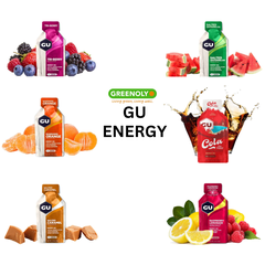 Combo 6 Gói Gu Energy Gel Năng Lượng Chứa Caffein Vị Trái Cây Dễ Ăn Gói 32 Gam