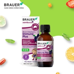 Brauer Siro Black ElderBerry Immune Plus Tăng Cường Sức Khỏe Hệ Miễn Dịch 100ml
