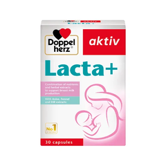 Doppelherz Viên Uống Lacta+ Hỗ Trợ Bổ Sung Dinh Dưỡng, Cải Thiện Nguồn Sữa Mẹ Hộp 30 Viên