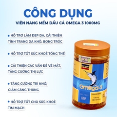 Costar Viên Uống Dầu Cá Omega 3 1000mg 365 Viên