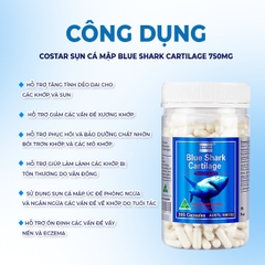 Costar Viên Uống Hỗ Trợ Xương Khớp Blue Shark Cartilage 750mg 365 Viên