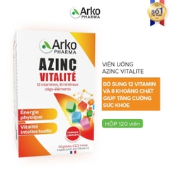 Arkopharma Viên Uống Azinc Vitalite Bổ Sung Vitamin Và Khoáng Chất Tổng Hợp 60 Viên Và 120 Viên