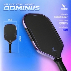 Kamito Vợt Pickleball Dominus 16mm | 6 Màu |
