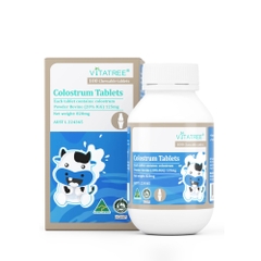 Vitatree Viên Nhai Sữa Bò Non Colostrum Tablets Hỗ Trợ Nâng Cao Sức Đề Kháng 100 Viên