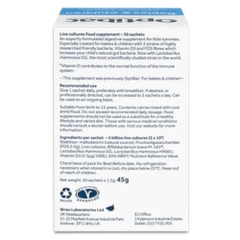 Optibac Men Vi Sinh Babies & Children Cho Bé Từ 0 - 12 Tuổi  30 Gói