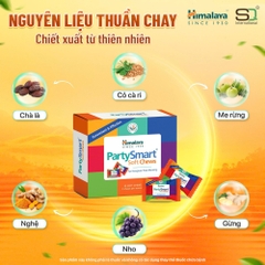 Himalaya Party Smart Soft Chews Viên Nhai Hỗ Trợ Giải Rượu, Giảm Say (1 Viên)