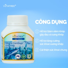 Vitatree Viên Uống Shark Cartilage Sụn Cá Mập 1000mg