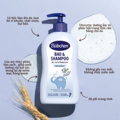 Bubchen Sữa Tắm Gội Bad&Shampoo [HSD 30/09/2026]