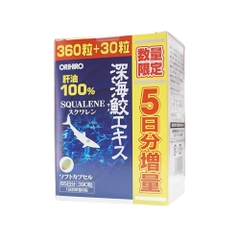 Orihiro Viên Uống Dầu Gan/Sụn Vi Cá Mập Squalene 390 viên