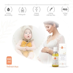 NeBiolina Dầu Massage Yến Mạch Cho Bé Và Mẹ Trước Và Sau Khi Sinh 100ml
