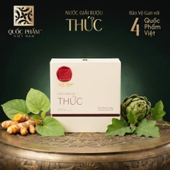 Quốc Phẩm Việt Nam Nước Uống Thức Hỗ Trợ Giải Rượu Hộp 5 Chai