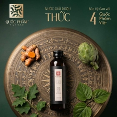 Quốc Phẩm Việt Nam Nước Uống Thức Hỗ Trợ Giải Rượu Hộp 5 Chai