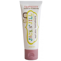 Jack N Jill Kem Đánh Răng Cho Bé Natural Toothpaste 50g - Raspberry mâm xôi