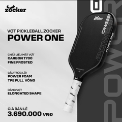 Zocker Vợt Pickleball Power One 16mm | 6 Màu