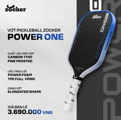 Zocker Vợt Pickleball Power One 16mm | 6 Màu