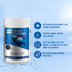 Costar Viên Uống Hỗ Trợ Xương Khớp Sụn Cá Mập Blue Shark Cartilage 750mg (30 Viên)