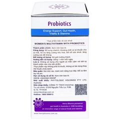 Combo Henry Blooms Vitamin Tổng Hợp Cho Nam Và Nữ