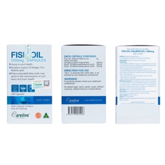 Combo 1 Careline Viên Uống Dầu Cá Bổ Sung Omega Fish Oil 1000mg 100 Viên & 1 Medicosh Dầu Dưỡng Elasoil 75ml
