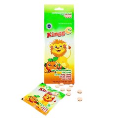 Kingg C Viên Ngậm Bổ Sung Vitamin C Hỗ Trợ Tăng Đề Kháng 300 Viên