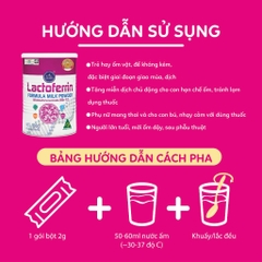 Royal Ausnz Sữa Bột Lactoferrin Hỗ Trợ Tiêu Hóa, Tăng Cường Miễn Dịch Bifidobacteriumanimalis (Bb-12) 50 Gói x 2g
