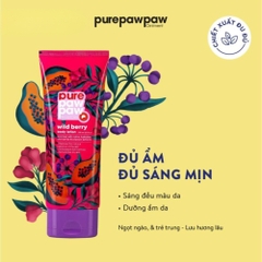 Pure Paw Paw Kem Dưỡng Ẩm Làm Sáng Da Toàn Thân Body Lotion Mùi Wild Berry 200ml