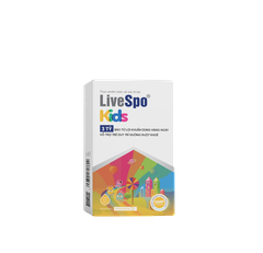 LiveSpo KIDS Hỗ Trợ Cân Bằng Hệ Vi Sinh Đường Ruột, Giảm Rối Loạn Tiêu Hóa Hộp 20 Ống