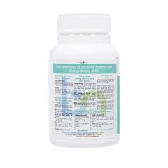 Combo 2 Hộp Healthy Care Viên Uống Hỗ Trợ Trí Não Ginkgo Biloba 2000mg 100 Viên
