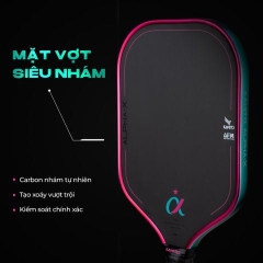 Kamito Vợt Pickleball Alpha-X Màu Xanh Ngọc - Hồng