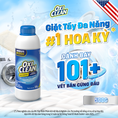 OxiClean Bột Giặt Tẩy Đa Năng Multi-Purpose Stain Remover Hỗ Trợ Loại Bỏ Vết Bẩn Cứng Đầu Chai 500g