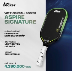 Zocker Vợt Pickleball Aspire Signature 16mm | 6 Màu