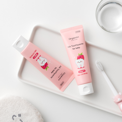Orgabebe Kem Đánh Răng Cho Trẻ Em HA Toothpaste Step 1 Tuýp 60g