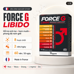 Manhae Viên Uống Force G Libido Hỗ Trợ Tăng Cường Sinh Lý Nam 60 Viên