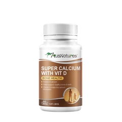 AusNatures Viên Uống Super Calcium With VIT D Bổ Sung Canxi Hữu Cơ Và Vitamin D 60 Viên