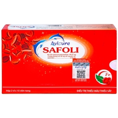 Avisure Safoli Viên Uống Bổ Sung Sắt Và Acid Folic Cho Bầu Hộp 60 Viên