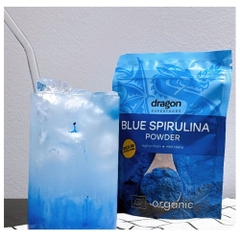 Dragon Superfoods Bột Tảo Blue Spirulina Hữu Cơ Bổ Sung Dưỡng Chất 75g