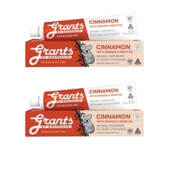Combo 2 Tuýp Grants of Australia Kem Đánh Răng Chiết Xuất Quế Thảo Dược 110g