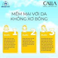 Calla Bông Tẩy Trang Làm Sạch Sâu 250gram Miếng Dạng Túi - Phù Hợp Makeup Hằng Ngày