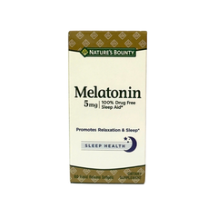 Nature’s Bounty Viên Uống Hỗ Trợ Điều Hòa Giấc Ngủ Melatonin 5mg 60 Viên - Nhập Khẩu Chính Ngạch Mỹ