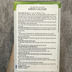 Olympian Labs Viên Uống Bổ Sung Canxi Hữu Cơ Green Calcium 100 viên - Nhập Khẩu Chính Ngạch Mỹ