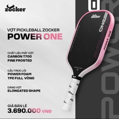 Zocker Vợt Pickleball Power One 16mm | 6 Màu