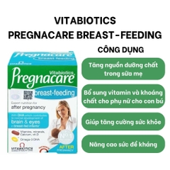 Vitabiotics Viên Uống Vitamin Tổng Hợp Cho Phụ Nữ Sau Sinh Pregnacare Breast-feeding No1 Hộp 84 Viên - Chính Hãng