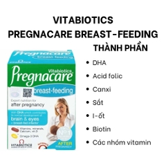 Vitabiotics Viên Uống Vitamin Tổng Hợp Cho Phụ Nữ Sau Sinh Pregnacare Breast-feeding No1 Hộp 84 Viên - Chính Hãng