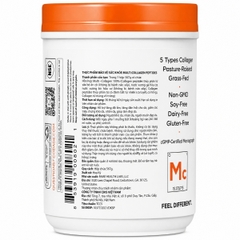 Codeage Bột Collagen Hydrolyzed Multi Collagen 567g - Nhập Khẩu Chính Ngạch Mỹ