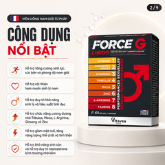 Manhae Viên Uống Force G Libido Hỗ Trợ Tăng Cường Sinh Lý Nam 60 Viên